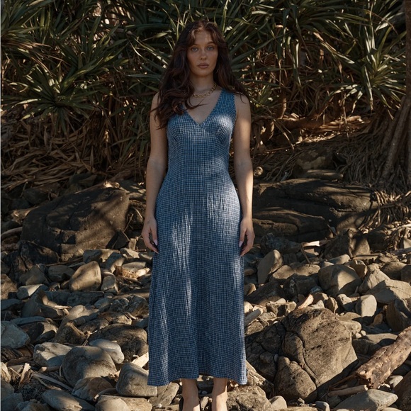 FTO - Afends Shipwreck Seersucker Dress - Picture 1 of 9